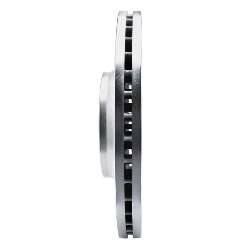 Mercedes-Benz GLE350 Brake Rotor (1) - Front Left - R1 Concepts - Drilled & Slotted - Silver - `20-`25